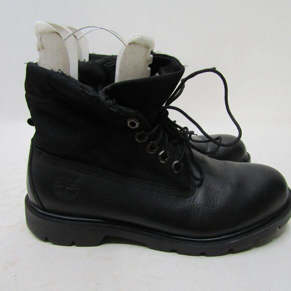 Timberland Mens Size 7.5 M Black Leather Lace Up Ankle Casual Shoes main image 7